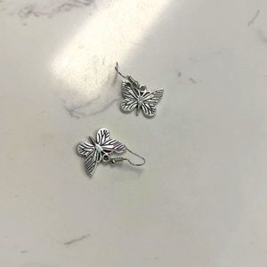 Handmade butterfly earrings